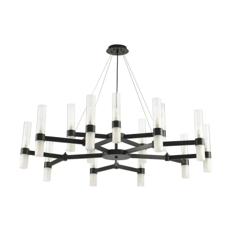 Lampa wisząca duża czarna CANDELA-15 DN1505-15 black - Step Into Design